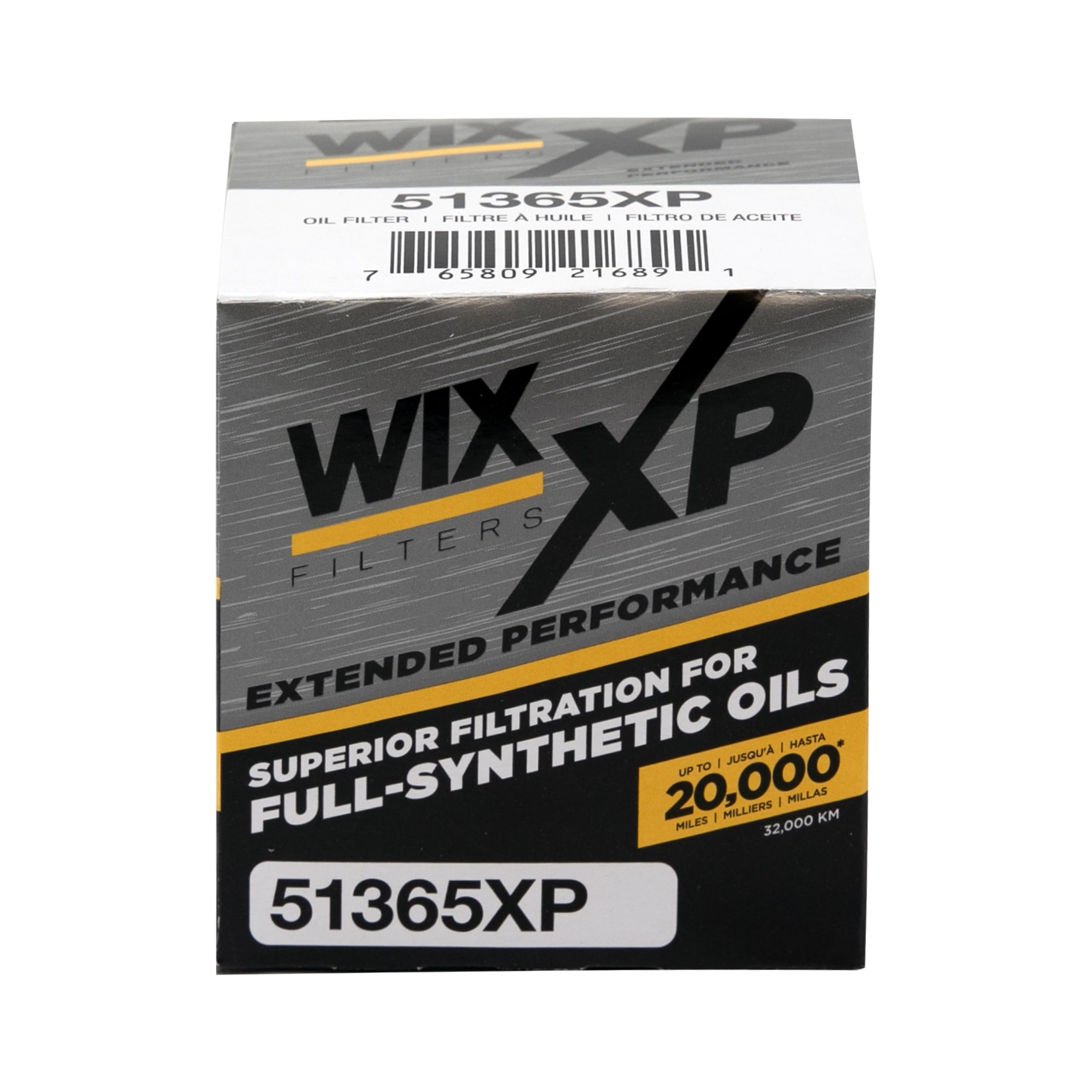 WIX XP filter installed in engine bay, illustrating a precise fit.