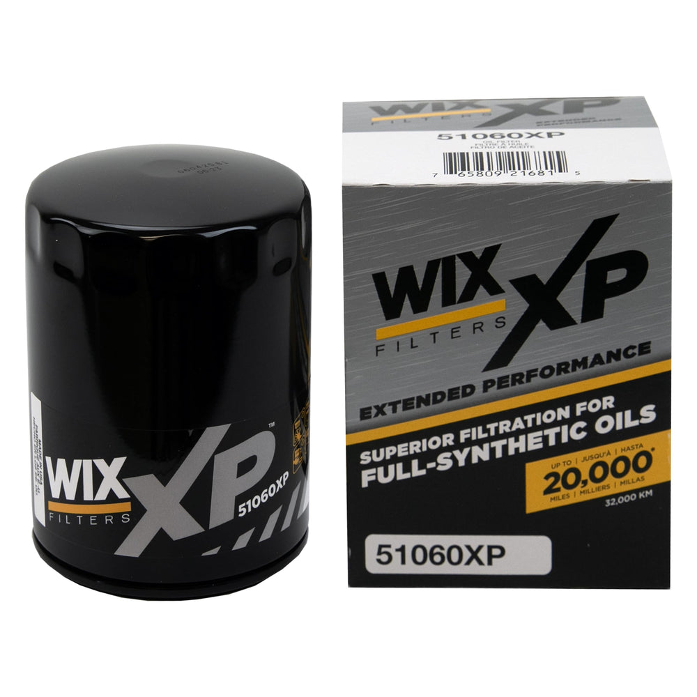 WIX XP oil filter media closeup demonstrates high-efficiency filtration for synthetic oils.