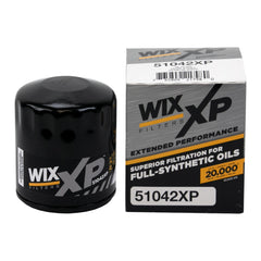 WIX XP oil filter exterior showing sturdy build for synthetic oil protection.