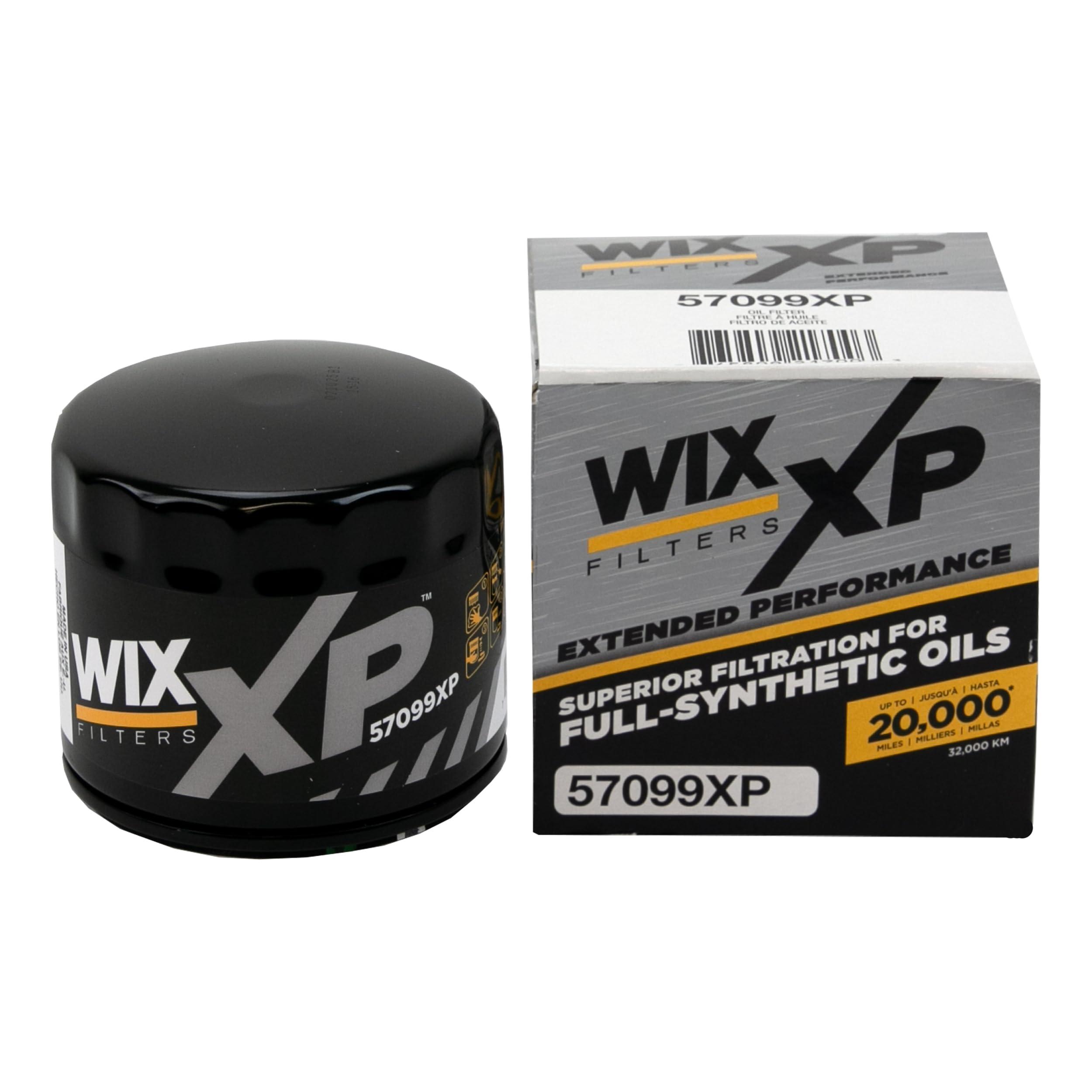 WIX XP oil filter replacement install for synthetic oil engines ensures easy fit.