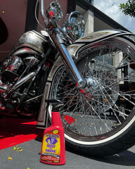 Wizards Mist and Shine spray delivering a quick, anti-static gloss on metal and paint.