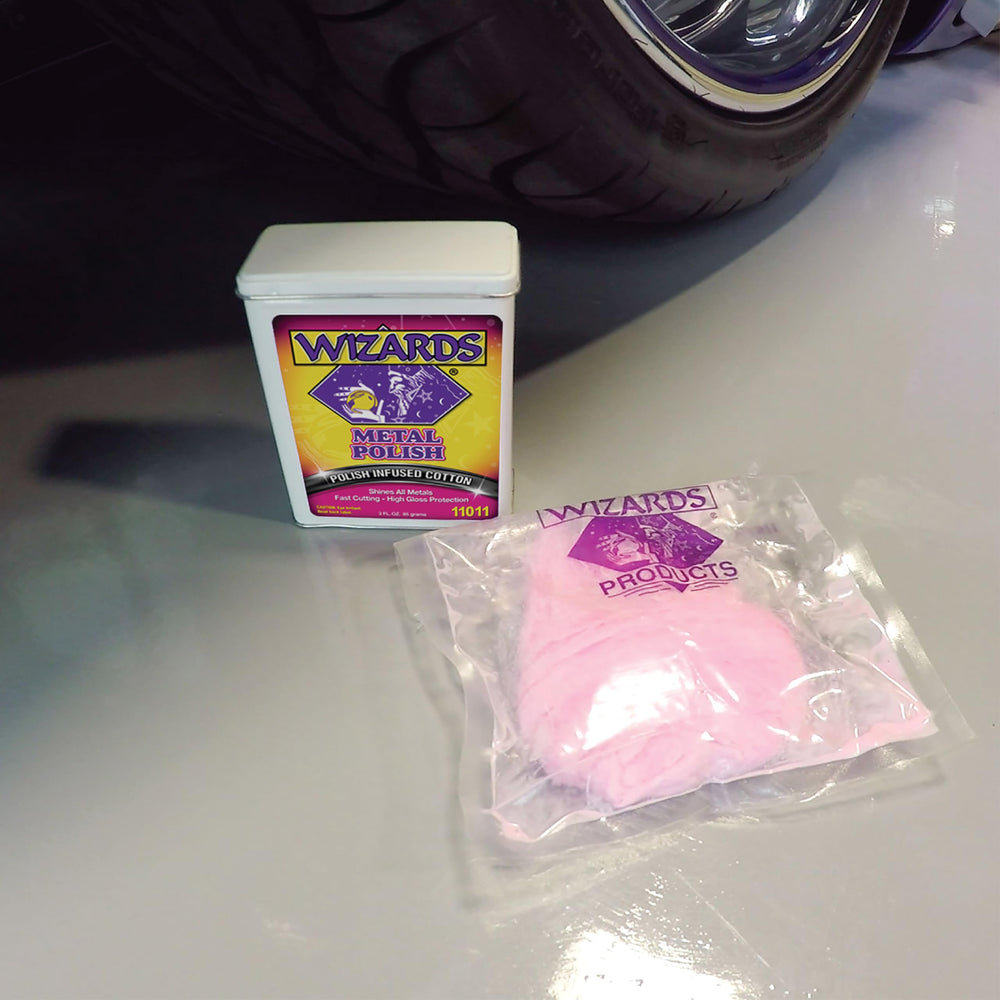 Wizards polish application buffing technique yields a smooth, glossy finish.