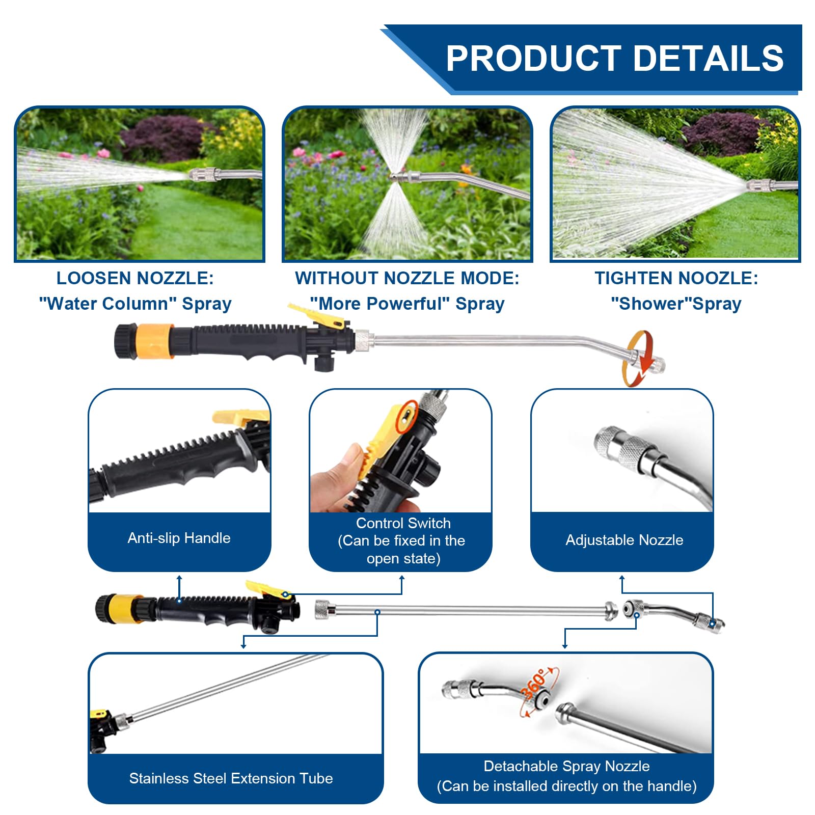 WLBINGLUO Teflon tape and drain plugs for secure, leak‑free connections