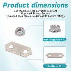 WLFINKMO stainless steel flange nuts for corrosion resistance