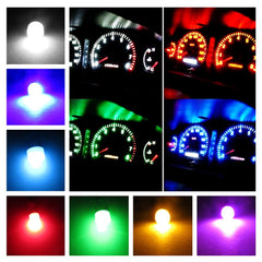 WLJH Ice Blue LED bulb in dash cluster improves night readability
