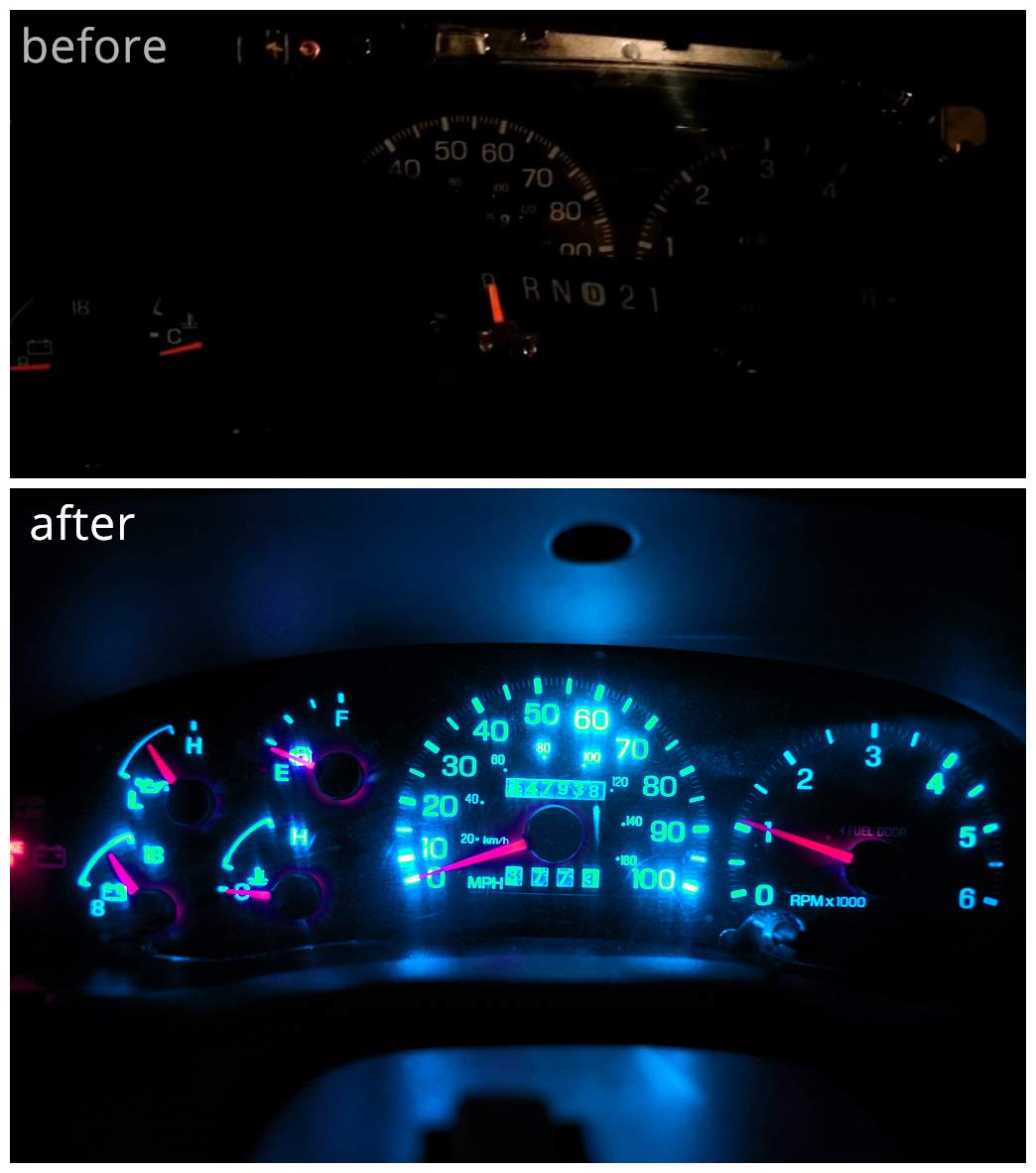 WLJH Plug-and-play LED installation for quick dash upgrade