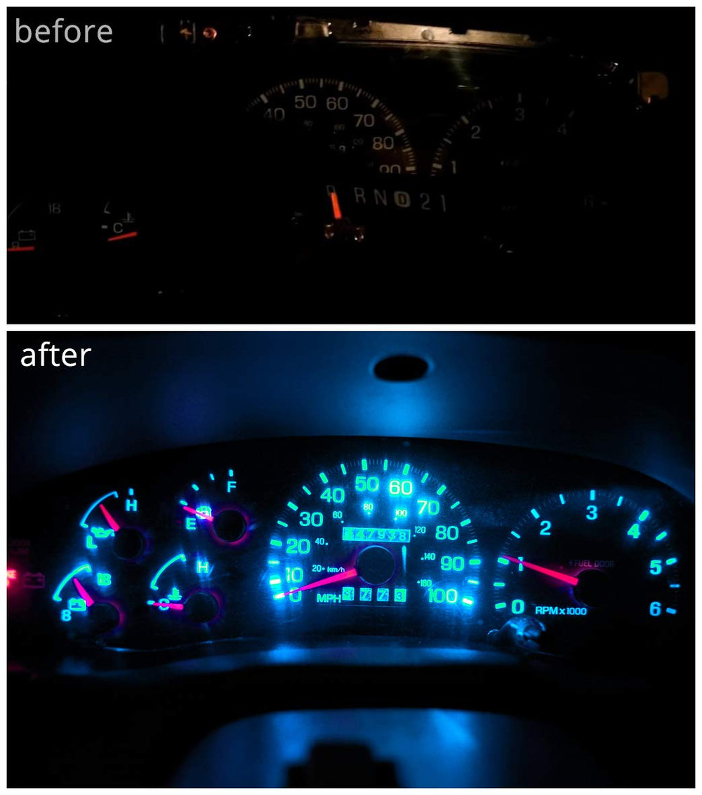 WLJH Plug-and-play LED installation for quick dash upgrade