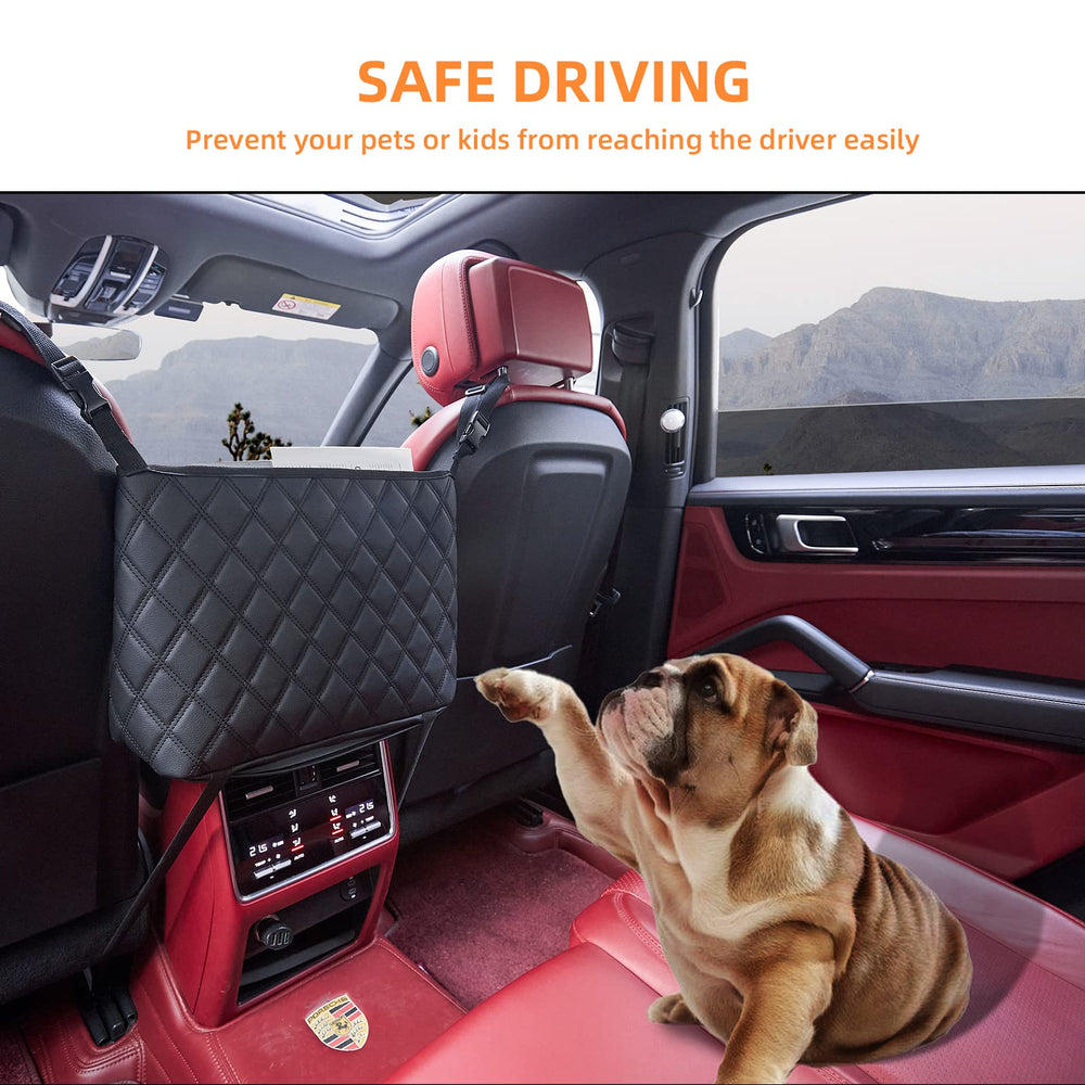 wllwoo purse holder front seat storage for handbags ipad phone and accessories