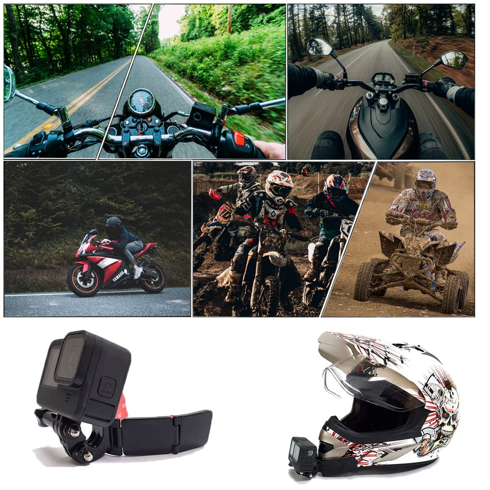 WLPREOE adjustable-angle design keeps action in frame during riding.