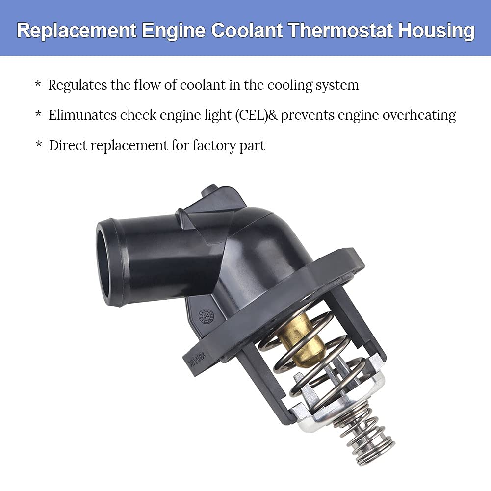 WMPHE engine coolant thermostat housing OE label confirms authenticity and compatibility