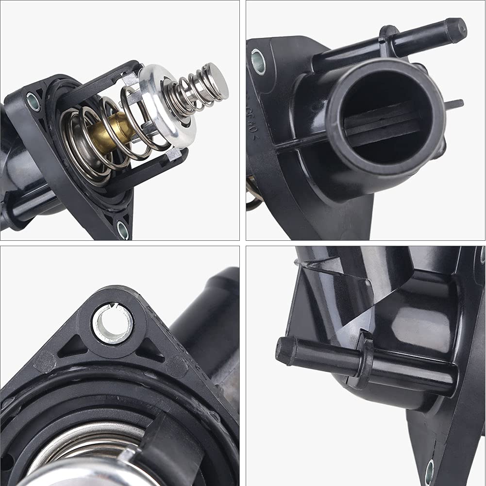 WMPHE engine coolant thermostat housing rear view emphasizes durable build and fit
