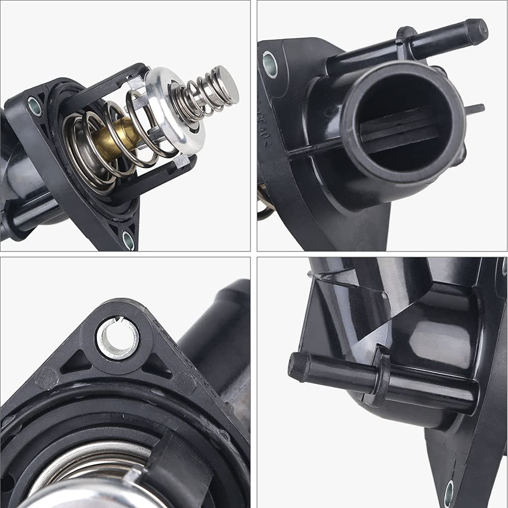 WMPHE engine coolant thermostat housing rear view emphasizes durable build and fit