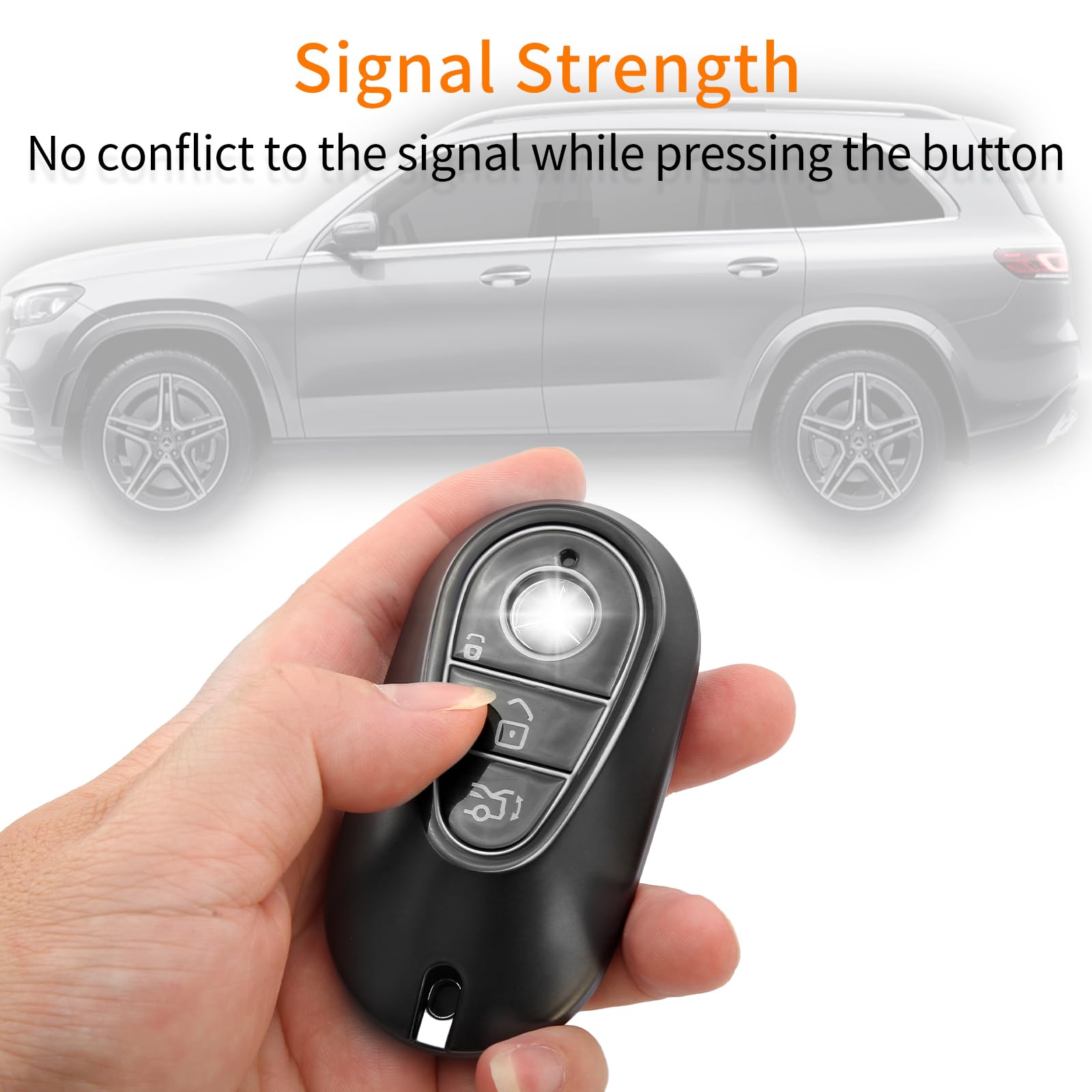 WNILIAN EQE/EQS key fob cover designed for durability