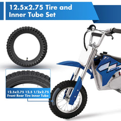 WNOOENG 12.5x2.75 inner tube made with durable butyl for long air retention.