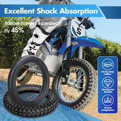 WNOOENG 12.5x2.75 tire tread pattern optimized for dirt and gravel surfaces.