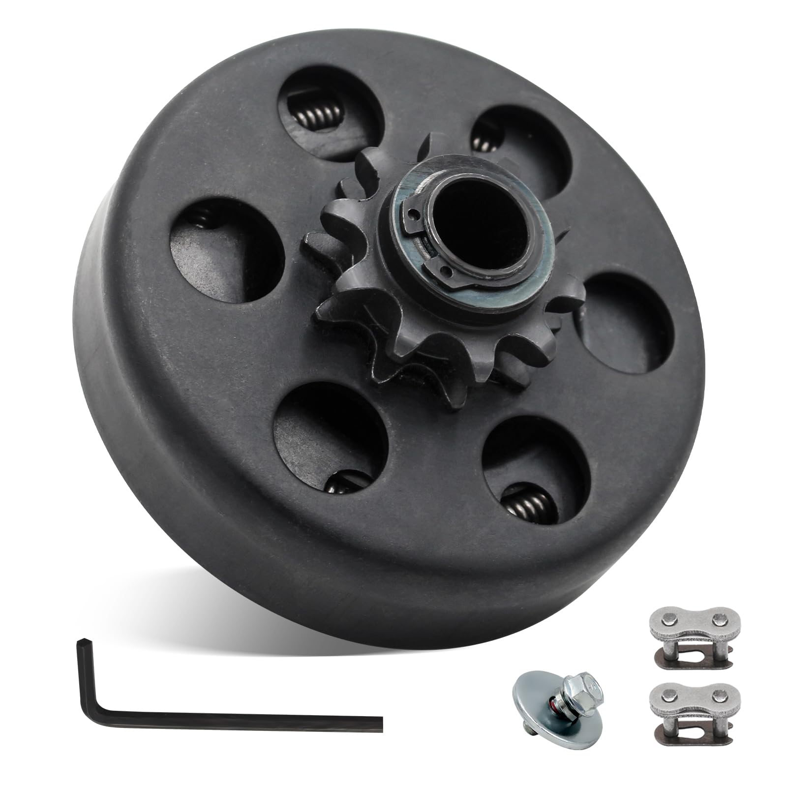 WNOOENG centrifugal clutch with 58 bore on a go-kart for smooth power transfer