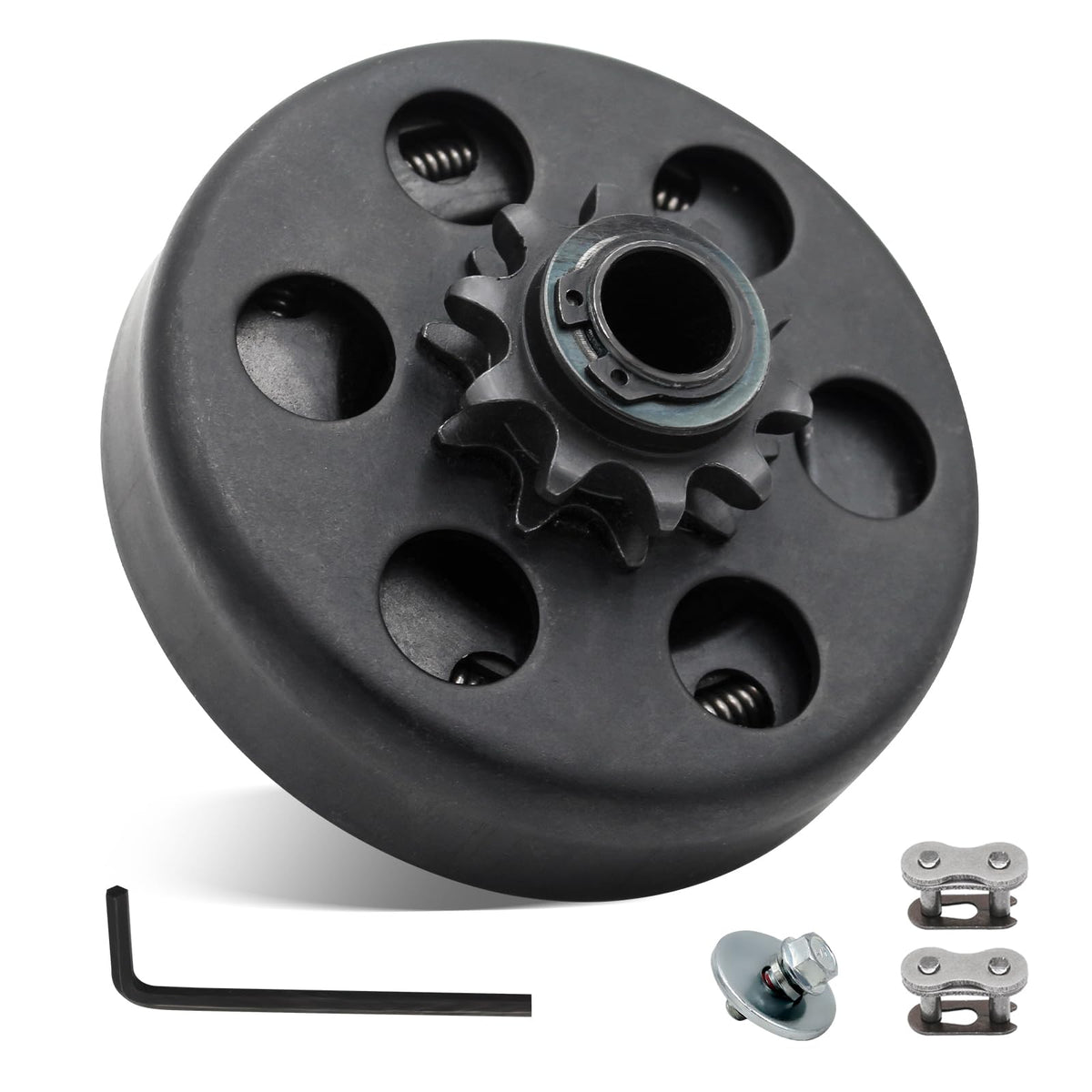 WNOOENG centrifugal clutch with 58 bore on a go-kart for smooth power transfer