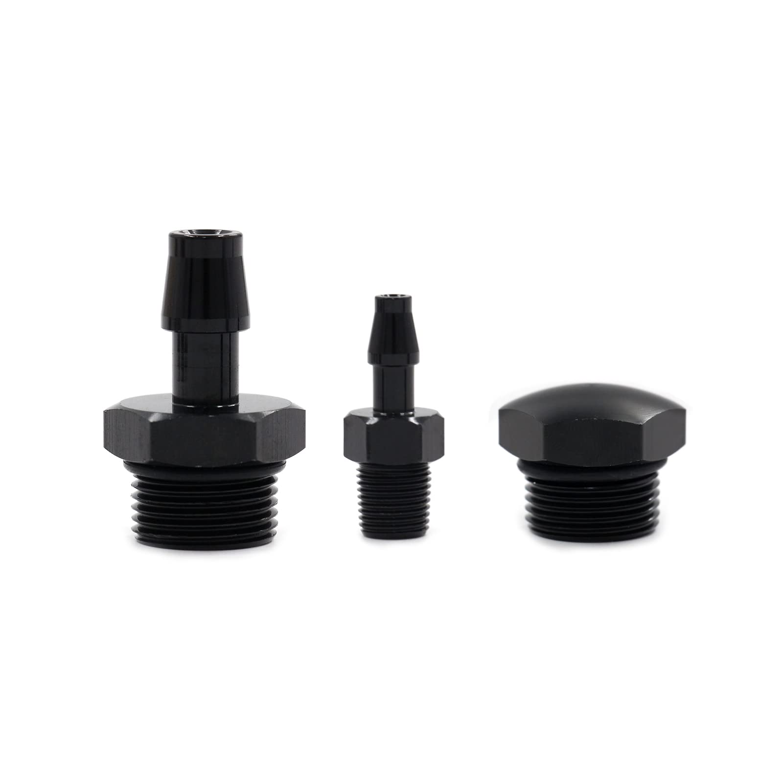 WnSEu 6-port vacuum block ready for turbo or wastegate tuning.
