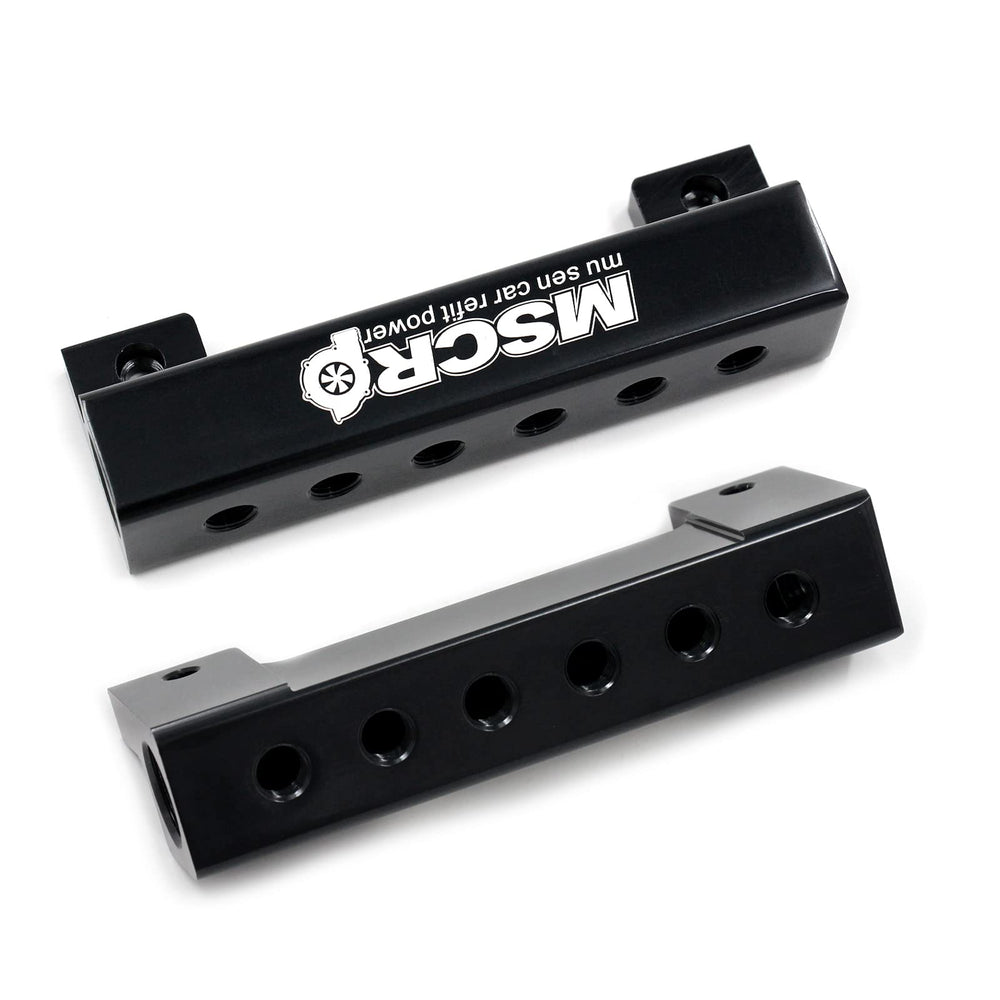 WnSEu vacuum block with plugs included to seal unused ports.