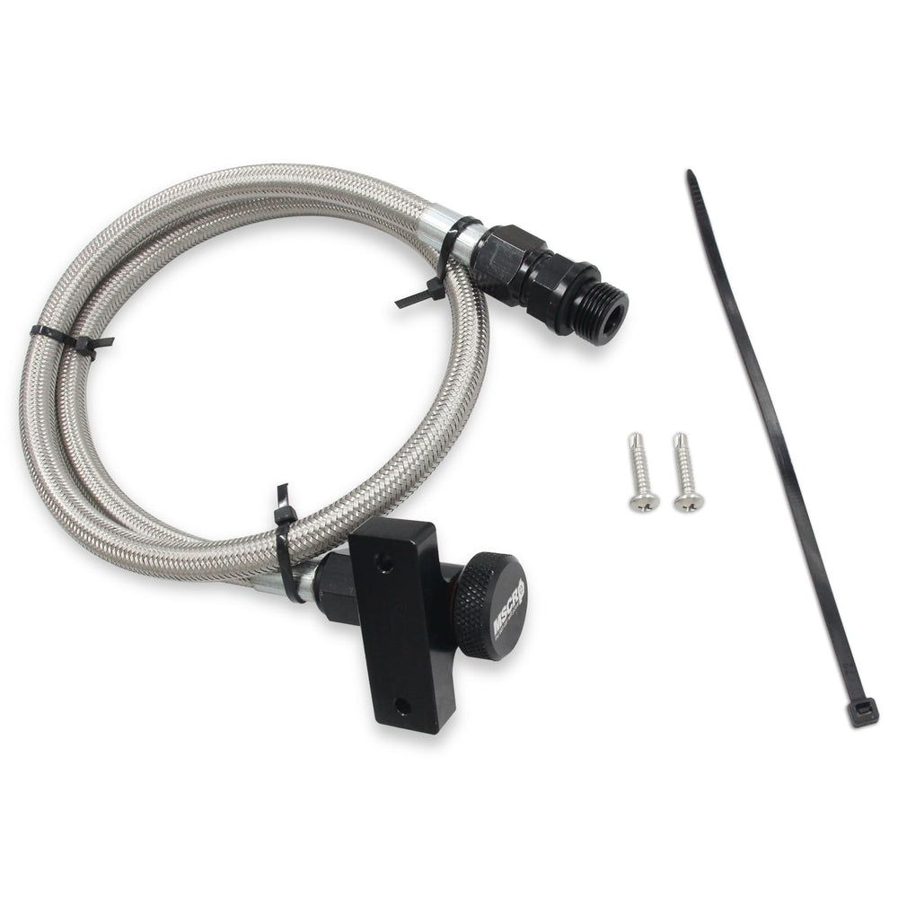 WnSEu aluminum and stainless braided dipstick offers durable fluid checks