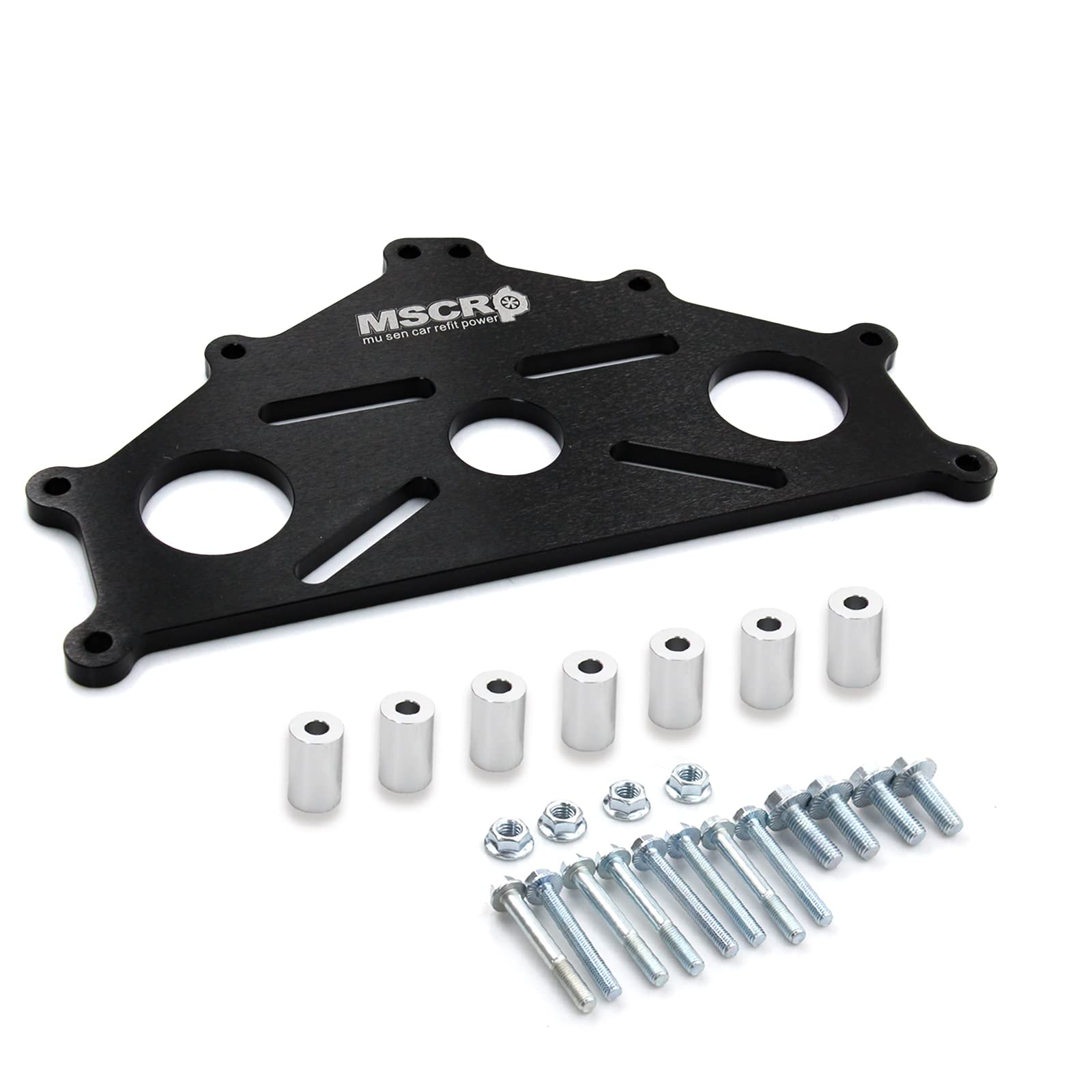 WnSEu billet aluminum engine safe stand plate for Chevy small block enhances stability