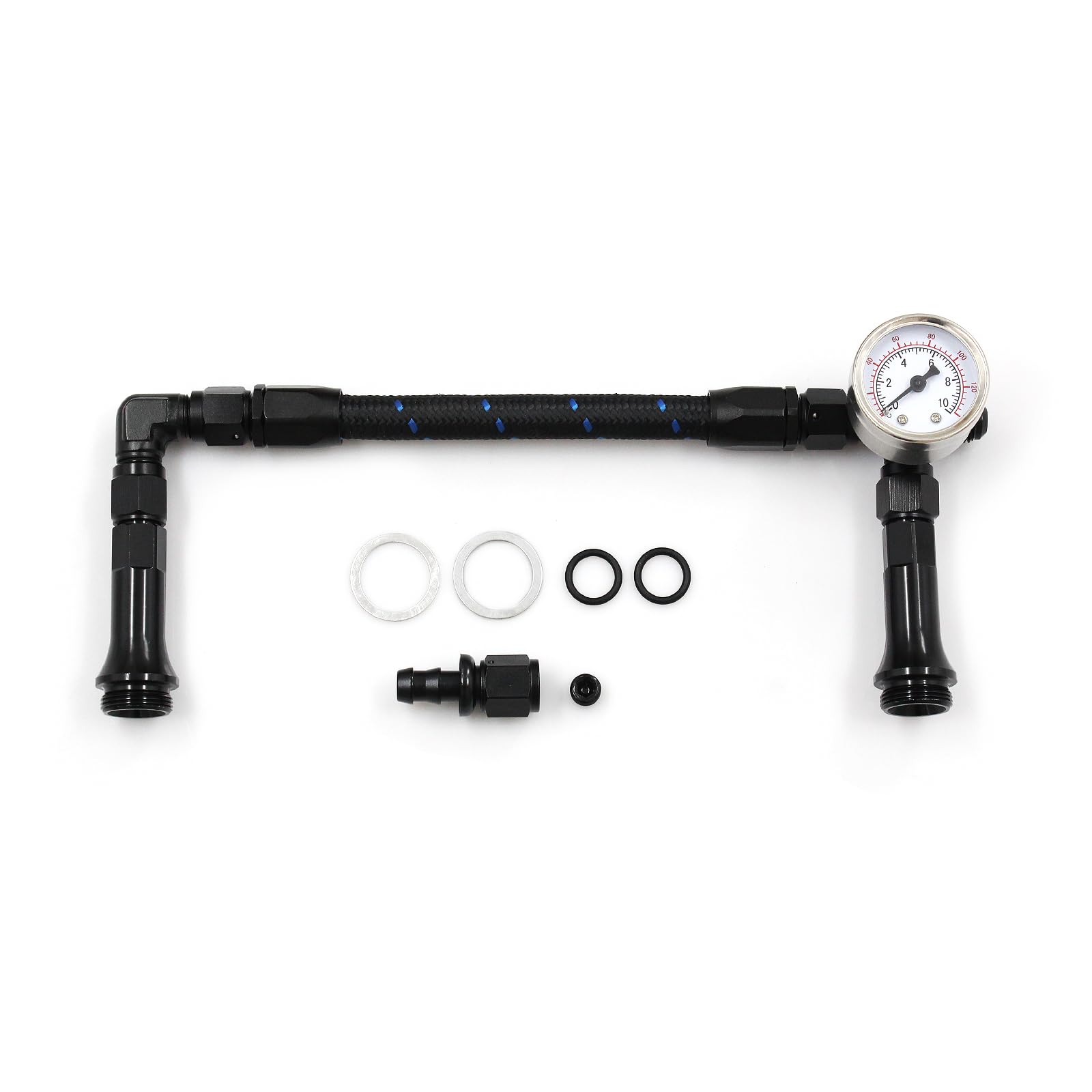 WnSEu braided AN6 dual feed carb fuel line for reliable dual-feed delivery.