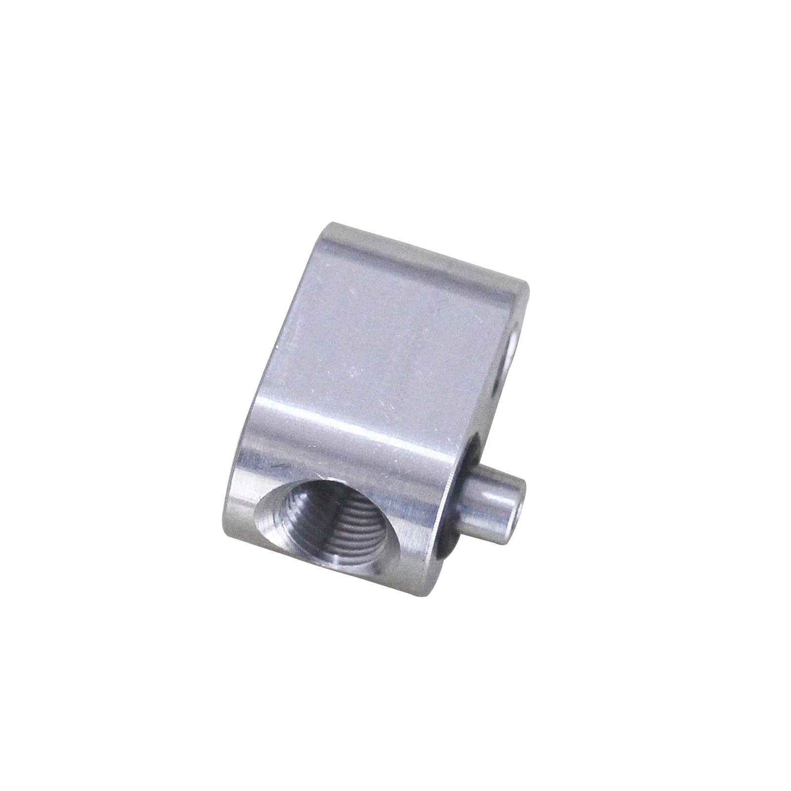 WnSEu coolant port assembly with ports and O-rings demonstrates sealed connections.