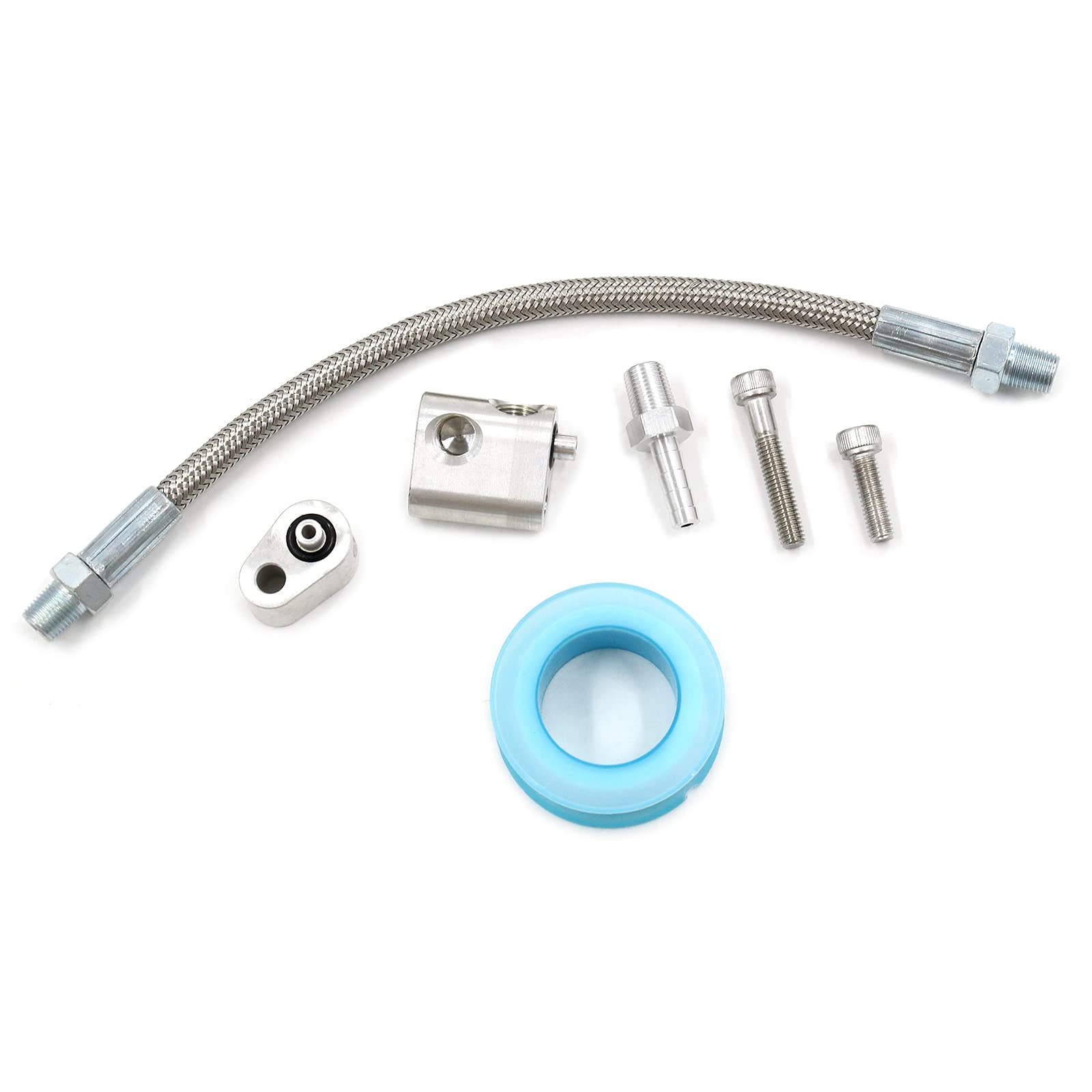 WnSEu MSCRP bypass hose kit enabling flexible coolant routing on GM LS engines