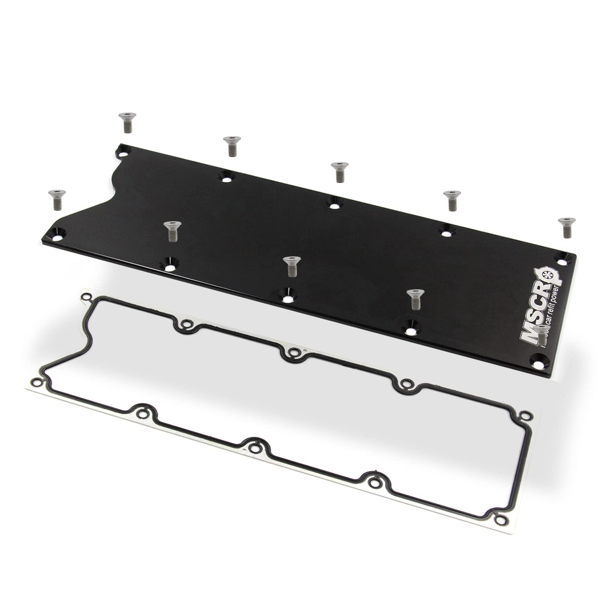 WnSEu MSCRP LS Gen 3 valley pan cover plate with low-profile design for tighter engine bays.