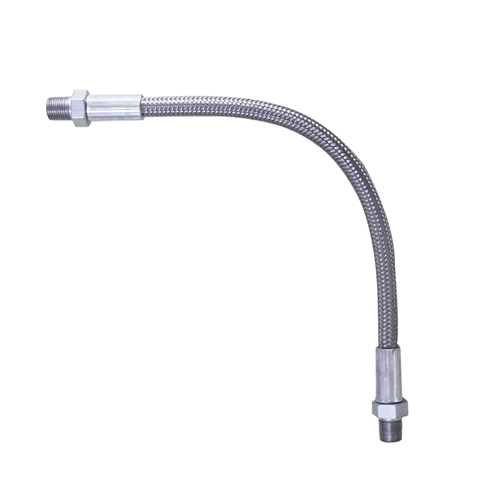 WnSEu steel braided hose detail emphasizes durable, high-temperature coolant transfer.