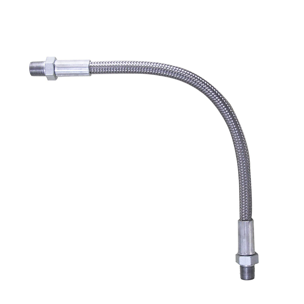 WnSEu steel braided hose detail emphasizes durable, high-temperature coolant transfer.