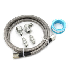 WnSEu Teﬂon 4AN gauge line highlights smooth inner lining for accurate readings.