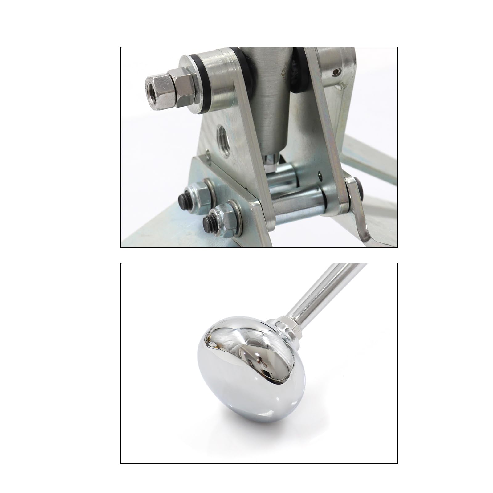 WnSEu TH350 shifter top view highlighting rugged construction.