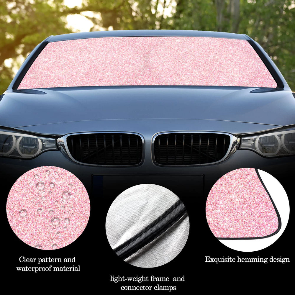 Woanger universal fit front window cover suitable for most cars