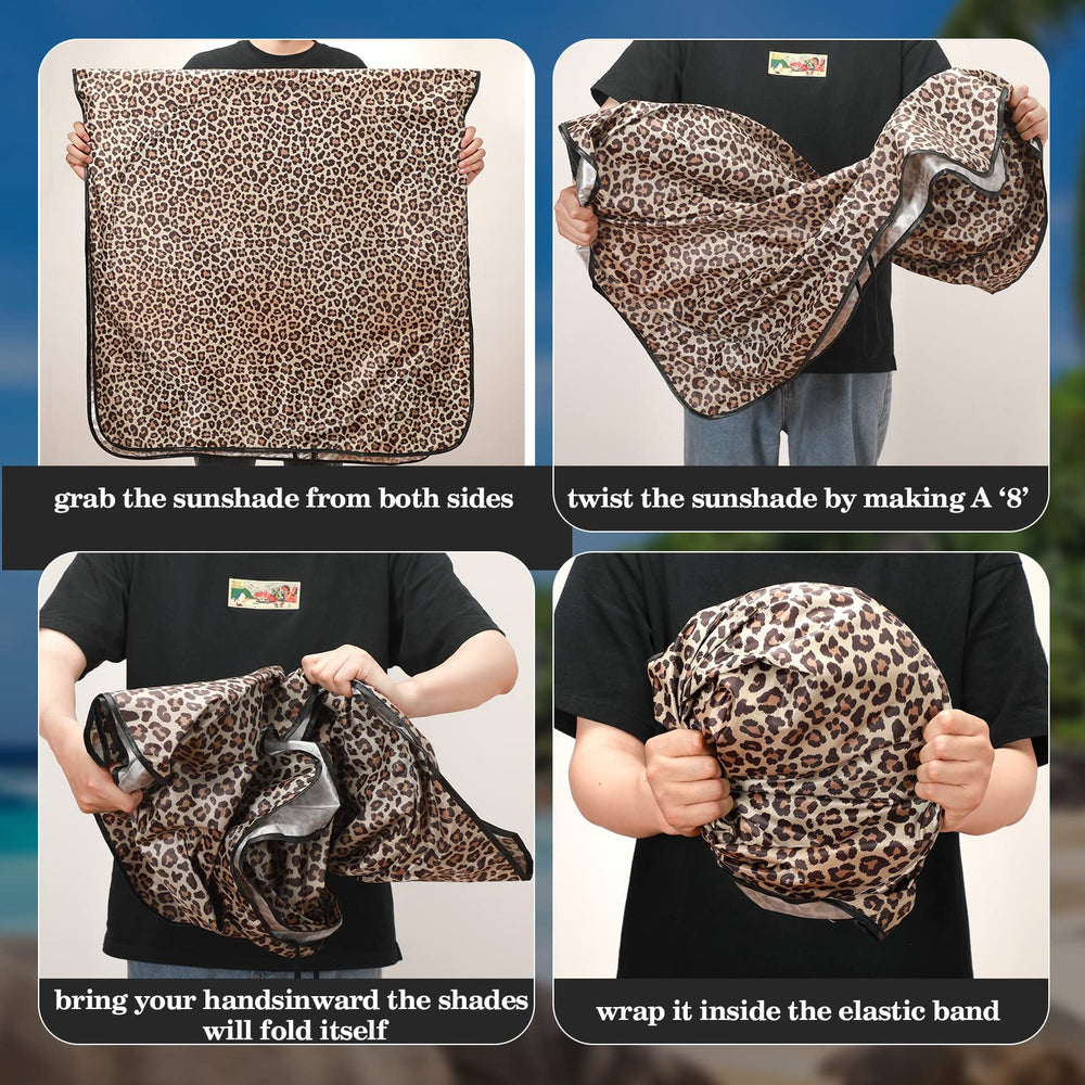 Woanger leopard size 63x31 inches covers large windshields effectively