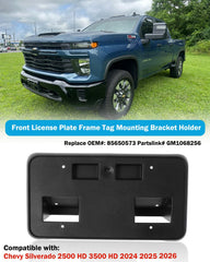 Wocch front license plate bracket for Silverado 3500HD handles daily road conditions with sturdy ABS