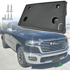 Wocch front license plate bracket front bumper fitment for RAM 1500 2025 2026.