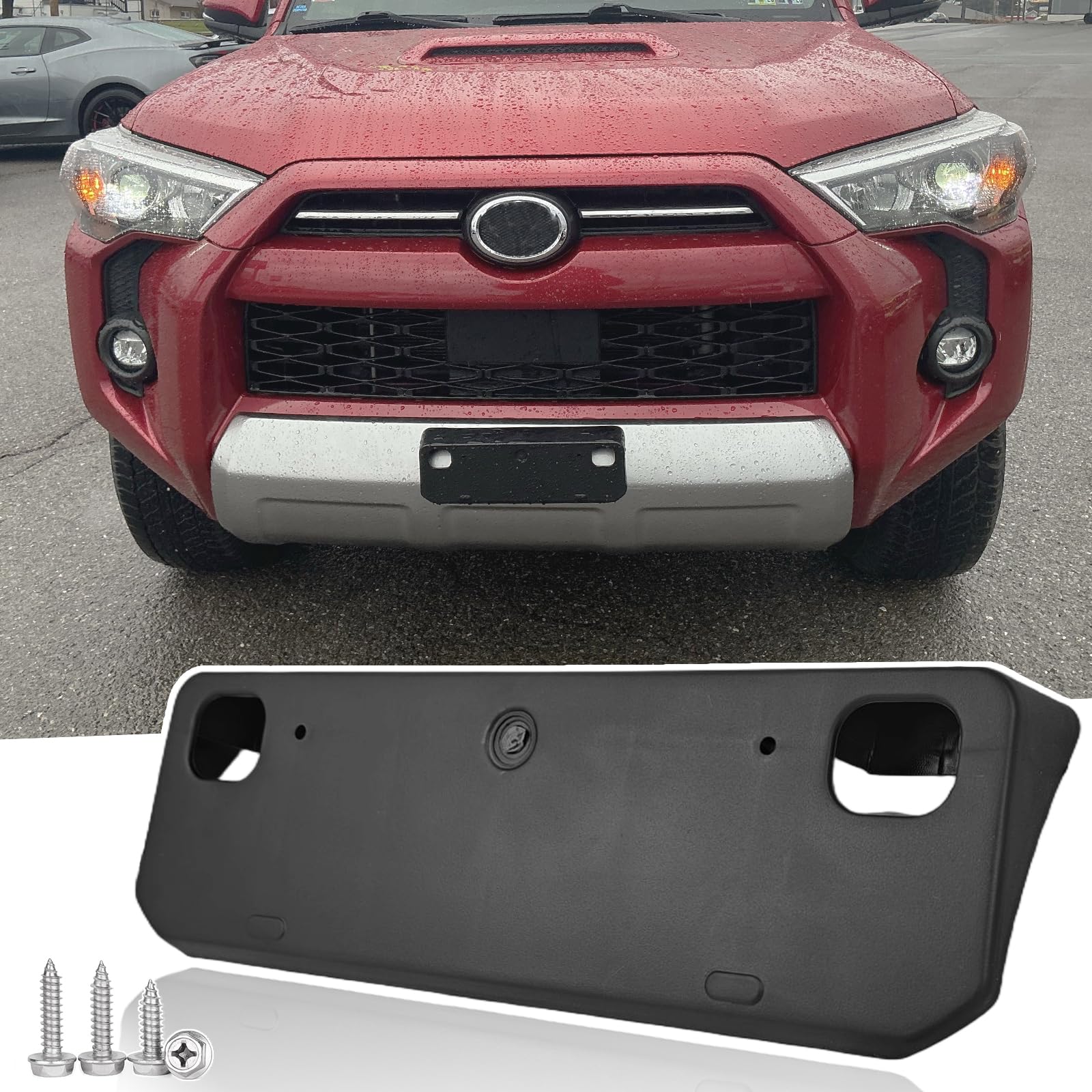 Wocch front license plate bracket for Toyota 4Runner with OEM-fit