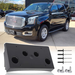 Wocch front license plate bracket for GMC Yukon 2015-2020 secures a clean bumper mount.