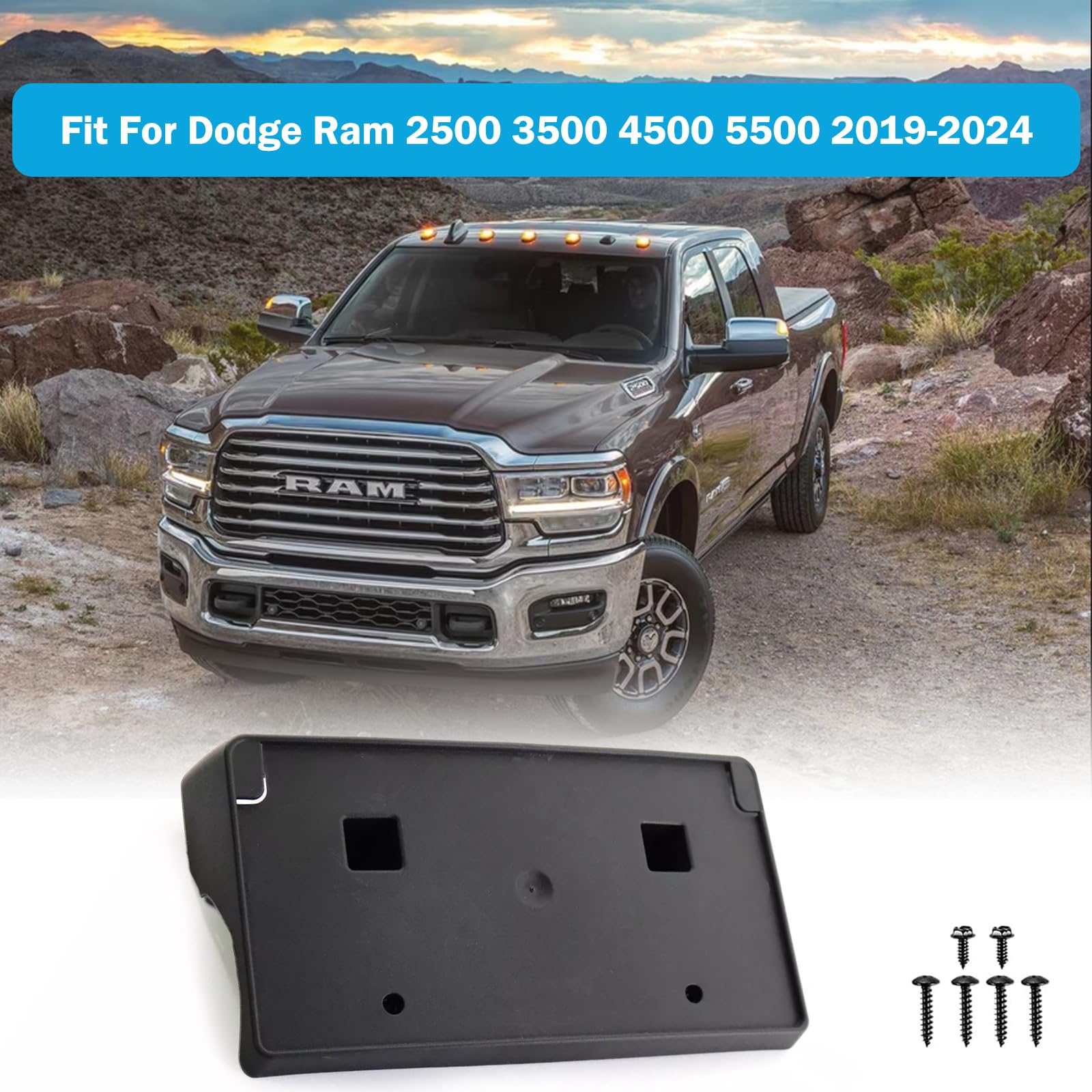 Wocch license plate bracket screws included for quick installation