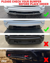 Wocch license plate holder front mount keeps Silverado 1500 plate aligned.