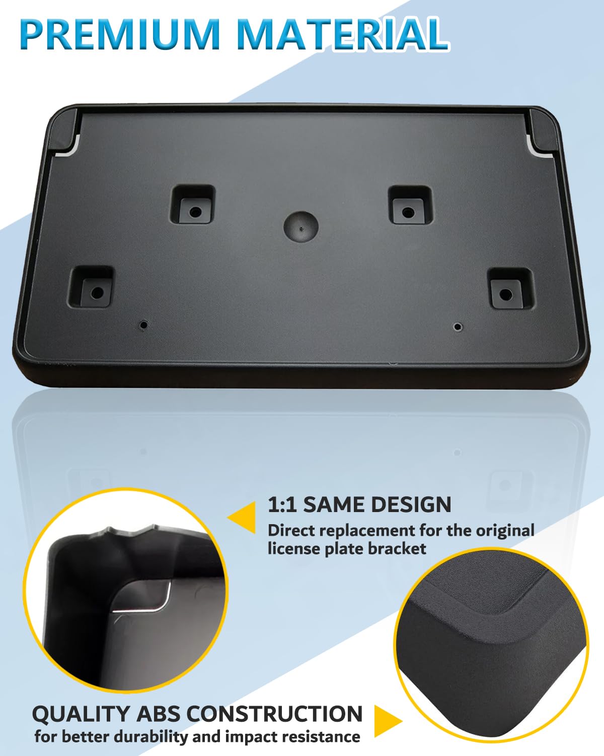 Wocch replacement 68277137AA front plate bracket for reliable mounting.