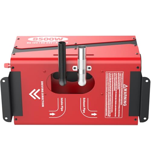 Wodli 8500W heater in trailer setup highlights all-in-one portability.