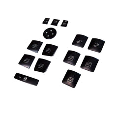 WODOFO GDR black interior trim switch cover, angled view, protects against scratches with a sleek look.