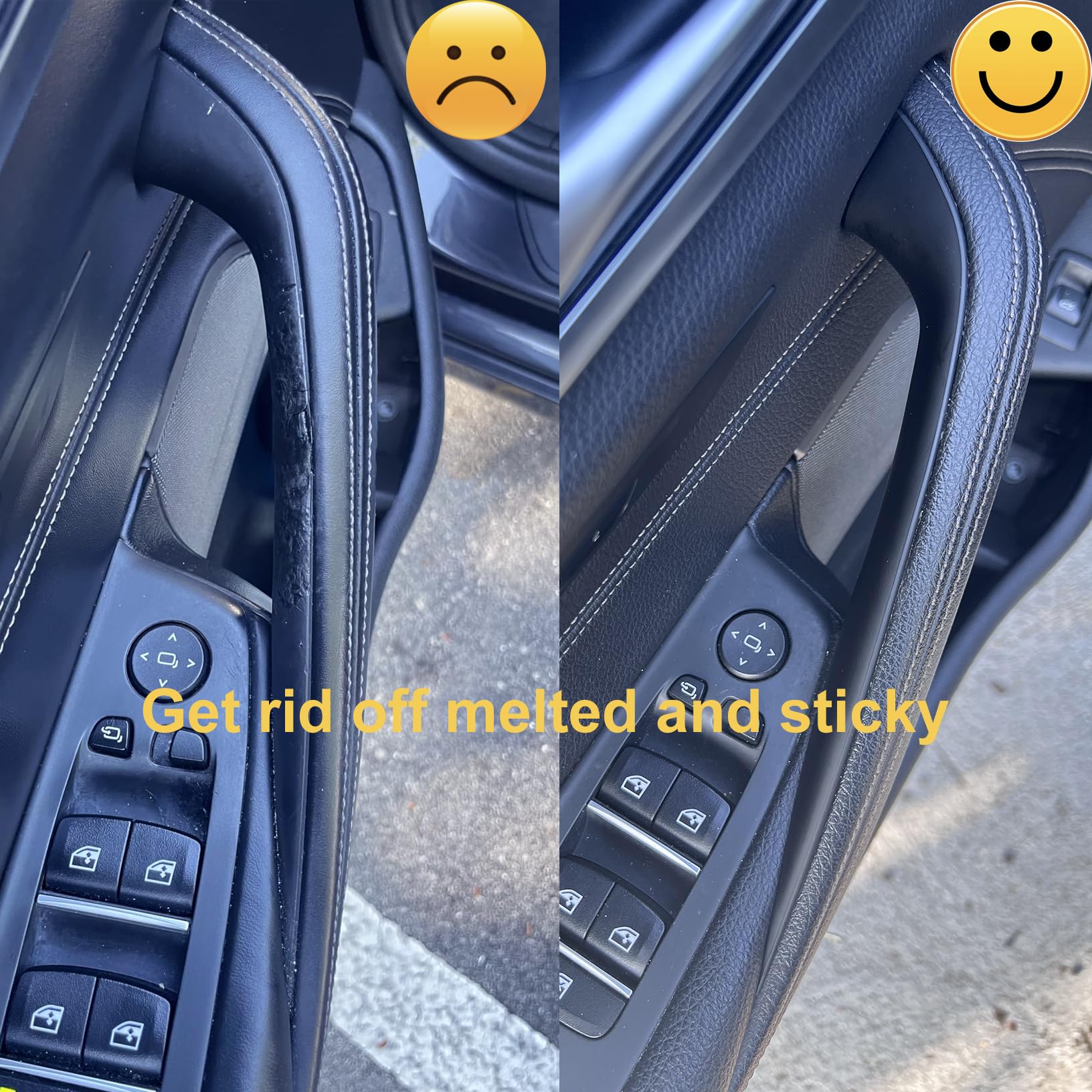 WODOFO GDR right door pull cover on BMW 5 Series, smooth integration