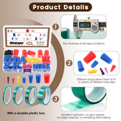 Wokape PET masking tape resists heat for clean lines
