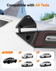 WOLFBOX EV charger side profile showing compact footprint for space-saving installation