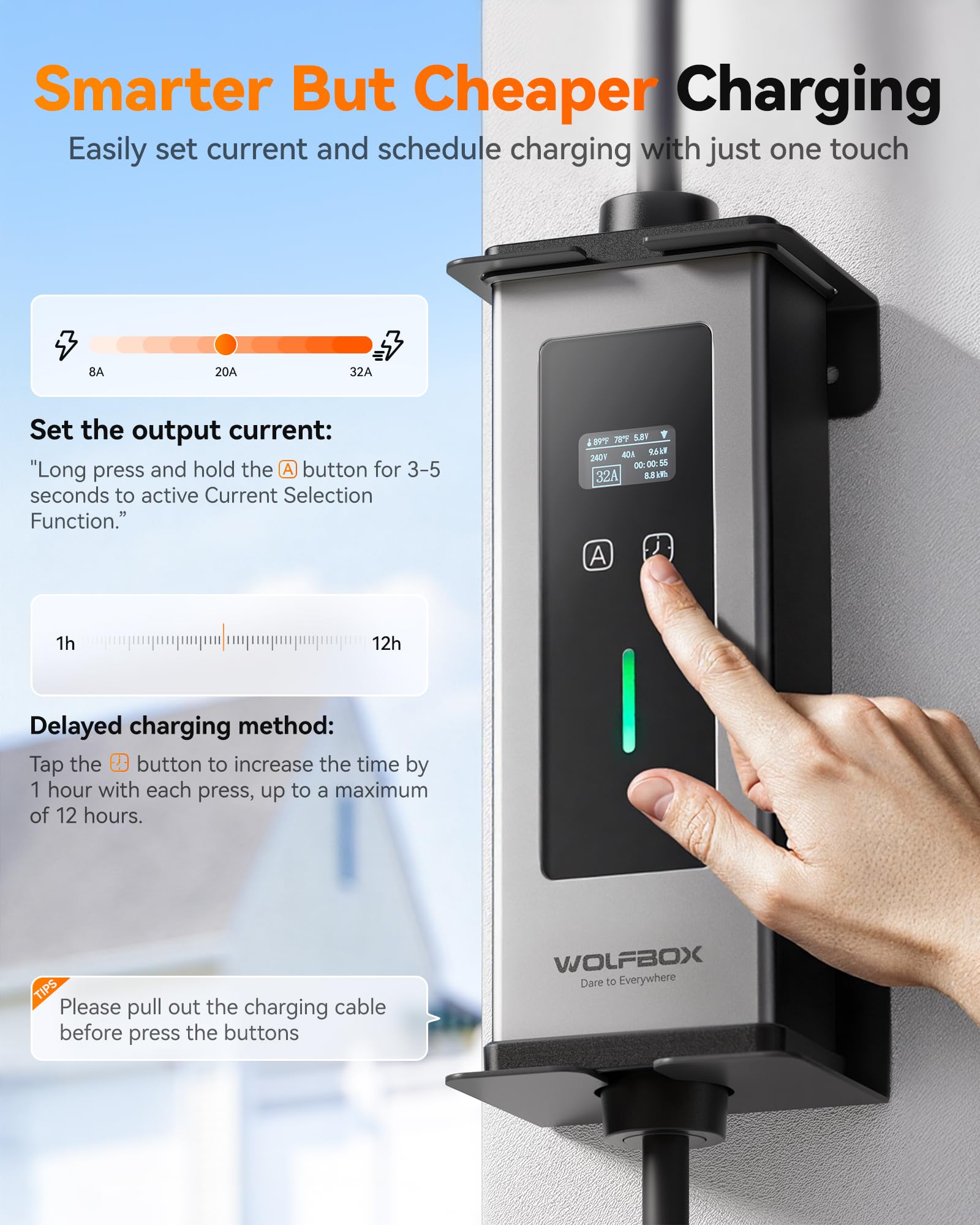 UL and ETL certified WOLFBOX charger for reliable safety and quality.