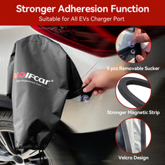WOIFcar WOLFCAR drawstring closure blocks rain and snow from entering the port.
