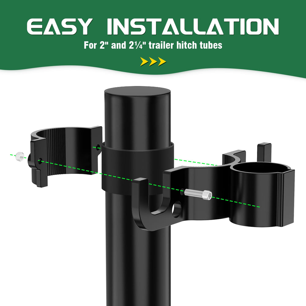 WOLFWILL protected 7-pin plug holder prevents water pooling on the plug